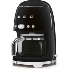 Smeg Siyah Kettle 1x2 Ekmek Kızartma Makinesi ve Filtre Kahve Makine Seti