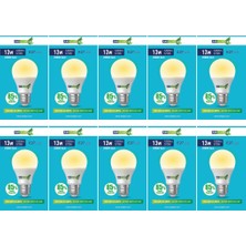 Aklight 13W Günışığı E-27 LED Ampul 1200 Lm 10 Lu Paket