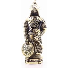 Home Dekor Hediye Dekoratif Hediye Zırhlı Cevşen Ayetli Asker Gold Biblo 3 Boyutlu Küçük Boy 24 cm