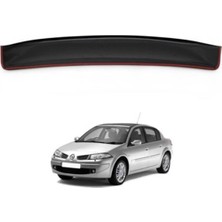 Renault Megane 2 Uyumlu Cam Üstü Spoiler (Plastik)