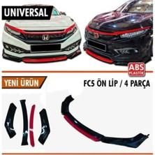 Oto Türk Universal Flaplı 4 Parça Lip Piano Black Siyah Dilli