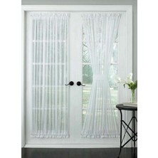 Venarde Concept Briz Kelebek Tül Perde Sık Pileli 2 Adet Petek Dokuma Özellikli