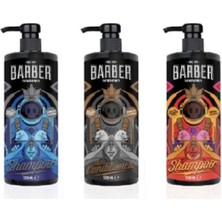 Barber Şampuan Keratin + Barber Saç Kremi Keratin + Barber Şampuan Argan 3 x 1150 ml
