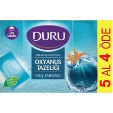 Duru Duş Sabun Okyanus Tazeliği 5x150 gr 750 gr x 4 Adet