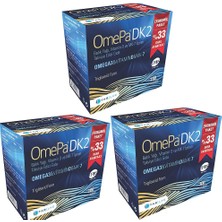 Tab İlaç Tab Omepa Dk2 Balık Yağı / Vitamin D /  Mk-7  100 Kapsül x 3 Adet
