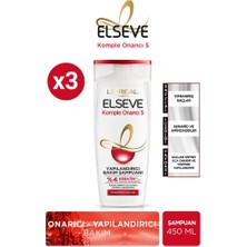 Elseve Komple Onarıcı Şampuan 390ml X3