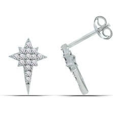 Parmas Design Kuzey Yıldızı 925 Ayar Gümüş Kadın Küpe