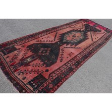 Kayra Export Türk Halısı Eskitme Halı Halı 144X377 Cm Turuncu Halı Kabilesı Mutfak Halı  7301