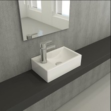 Bocchi Milano Dar Sol Lavabo Parlak Beyaz 1418-001-0126