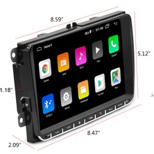 Exvol Kıngwınn Volkswagen Android Multimedya 2/32GB Jetta Passat Cady Golf Seat