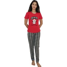 BAV Butik Ayvitrin Kadın Pijama Takımı Kırmızı