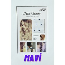 Heviss Saç Taşı Saç Simi Hair Charm Hair Glitter Mavi