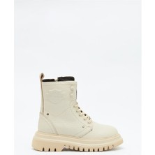 Harley Davidson Dearıe Kadın Bej Deri Bot