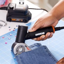 Worx WX745.9 Makerx 20VOLT Profesyonel 38MM Kumaş, Deri, Karton Kesici (Akü Dahil Değildir)