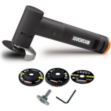 Worx WX741.9 Makerx 20VOLT Kömürsüz Profesyonel 50MM Avuç Taşlama + 3 Aksesuar (Akü Dahil Değildir)