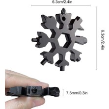 Hegi 18 Fonksiyonlu Kartanesi Altıgen Portatif Çelik Anahtar
