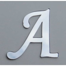 Tatlı Günler Pleksi Harf Gümüş Renk A Harfi