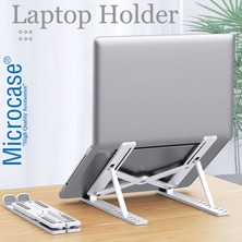 Microcase Macbook Notebook Laptop Tablet Plastik Stand Masaüstü Tutucu 10-15.6 Inch - AL3108 Beyaz