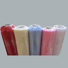 Tatlı Günler Elite Grek Tül Süs Tülü Kapı Süsü Bebek Şekeri Nikah Şekeri Süsleme Mor En: 70 cm 10 Metre