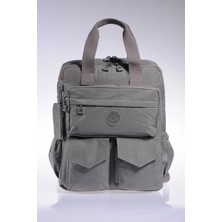 Smart Bags Büyük Boy Krinkıl Kumaş Sırt Çantası BC 1175 - Gri