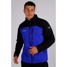 Diadora Elite - Unisex Mavi - Lacivert Spor Yağmurluk - Elitedd