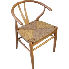 byoguzfurniture Wıshbone Danısh Hasırlı Sandalye