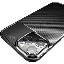 Smody Apple iPhone 14 Pro Kılıf Deri Görünümlü Negro Silikon Kapak