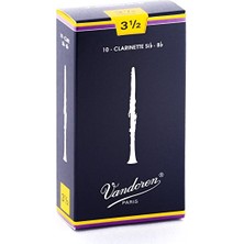 Vandoren Traditional Bb Clarinet Reeds No:3.5 Bb Klarnet Kamışı