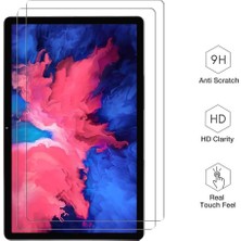 TahTicMer Lenovo Tab P11 J606F Kırılmaz Ekran Koruyucu Cam Tempered Glass 11 Inç Darbeye Dayanıklı