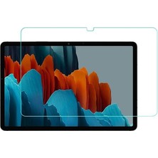 TahTicMer Samsung Galaxy Tab S7 Fe T730 Kırılmaz Ekran Koruyucu Cam Tempered Glass 12.4 Inç Darbeye Dayanıklı