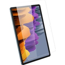 TahTicMer Samsung Galaxy Tab S7 Fe T730 Kırılmaz Ekran Koruyucu Cam Tempered Glass 12.4 Inç Darbeye Dayanıklı