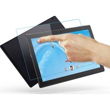 TahTicMer Lenovo Tab M10 Fhd Plus TB-X606X Kırılmaz Ekran Koruyucu Cam Tempered Glass 10.3 Inç Darbeye Dayanıklı