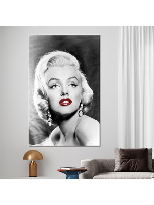 1 Parça Kanvas Tablo, Ünlü Şarkıcı Posteri, Ünlü Kanvas Poster, Marilyn Monroe Duvar Süsü,