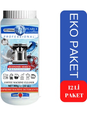 Pearly Care Coffeo Espresso Kahve Makinesi Temizleme Deterjanı 900 gr x 12 Adet