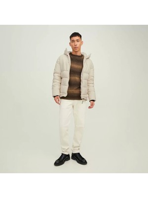 Jack & Jones 12215130 Erkek Mont - Krem