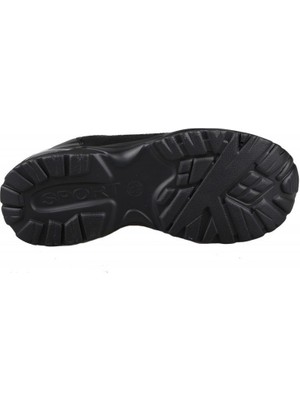 Guja 22K300-10 Dolgu Topuk Siyah Kadın Sneakers