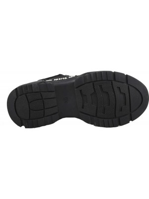 M.P. Guja 22K303-4 Dolgu Topuk Siyah Kadın Sneakers
