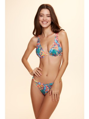 NO GOSSIP Unıqe Ayarlı İnce Kenarlı Bikini Tek Alt 229208-D