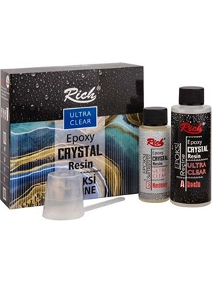 Rich 180 cc Epoksi Kristal Reçine 120+60 cc (Şeffaf)