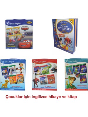 Disney İngilizce Hikaye Seti 16 Hikaye 1 Çalışma Kitabı Anonim Yazar Normal Boy Ciltsiz