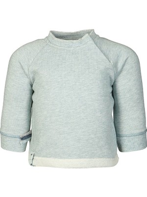 Organicera Organik Sweatshirt,aqua Melanj