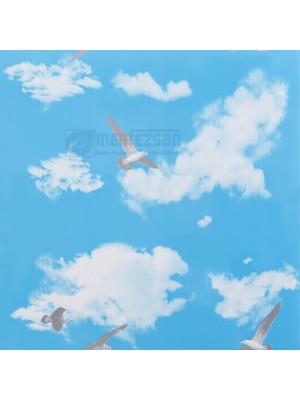 Fawori Gökyüzü Desen Pvc Asma Tavan 60X60 Tam Takım 6 M2