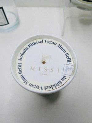 Missi Black Vanilya Vegan Refil Mum 300 gr