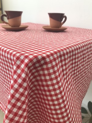 Pratik Dikisco Kırmızı Küçük Pötikareli Masa Piknik Örtüsü Sofra Bezi