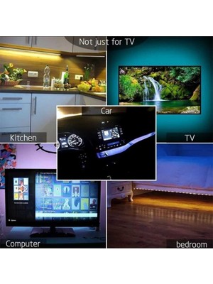 Orion Led Tv Için LED Şerit , USB LED Işık , Tv LED Işık , Mutfak ,banyo ve Farklı Alanlarda 2 Metre Beyaz