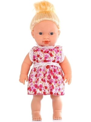 Nazlı Bebek Oyuncak Nazlı Ağlayan Et Bebek Emzikli Saçlı Oyuncak Bebek Ağlayan Bebek 35 cm