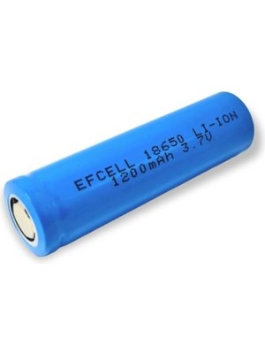 Efcell 18650 1200MAH 3.7VOLT Li-Ion Şarjlı Pil Başlıksız