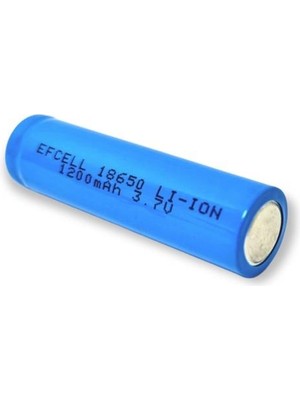 Efcell 18650 1200MAH 3.7VOLT Li-Ion Şarjlı Pil Başlıksız