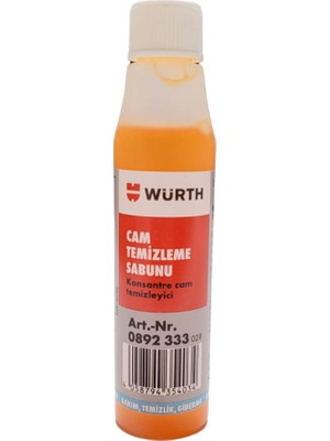 Würth Konsantre Cam Temizleme Sabunu 32ML
