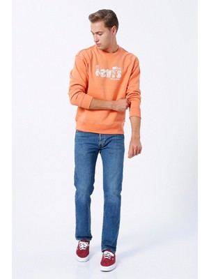 Levi's Erkek Turuncu Rahat Kesim Sweatshirt - A2826-0005